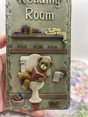 TC Green Decorative Plaque Backing with TCR Stamp